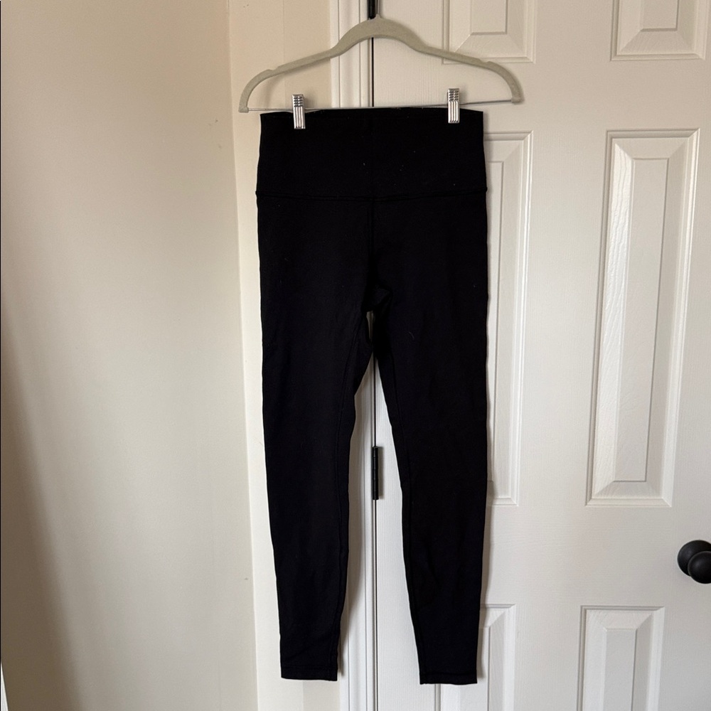 Lululemon Athletica Black High-Waist Wunder Under Leggings